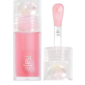 NWT Kaja Juicy Glass Instant Hydrating & Plumping Lip Oil - Rose Hip Spritz